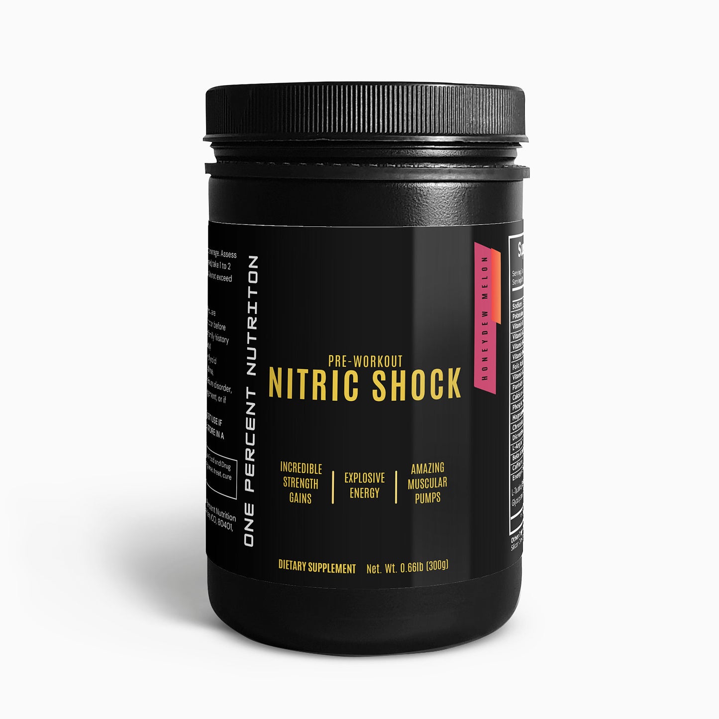Nitric Shock Pre-Workout (Honeydew Watermelon)
